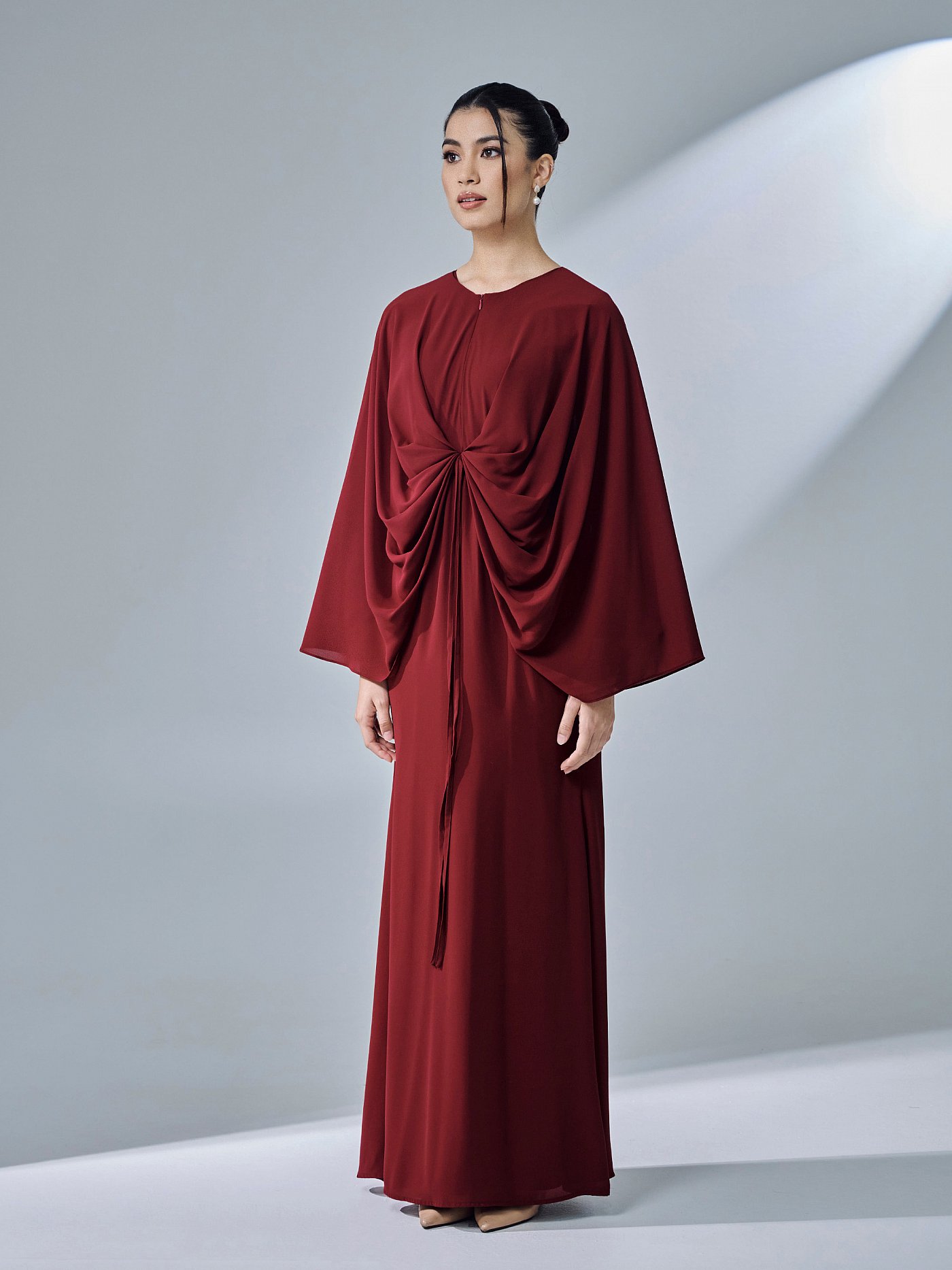 ESKA DRESS - MAROON